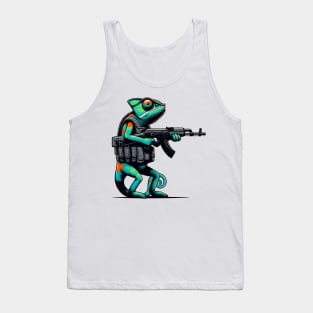 Tactical Cameleon Mastery Tee: Where Style Meets Stealth Tank Top